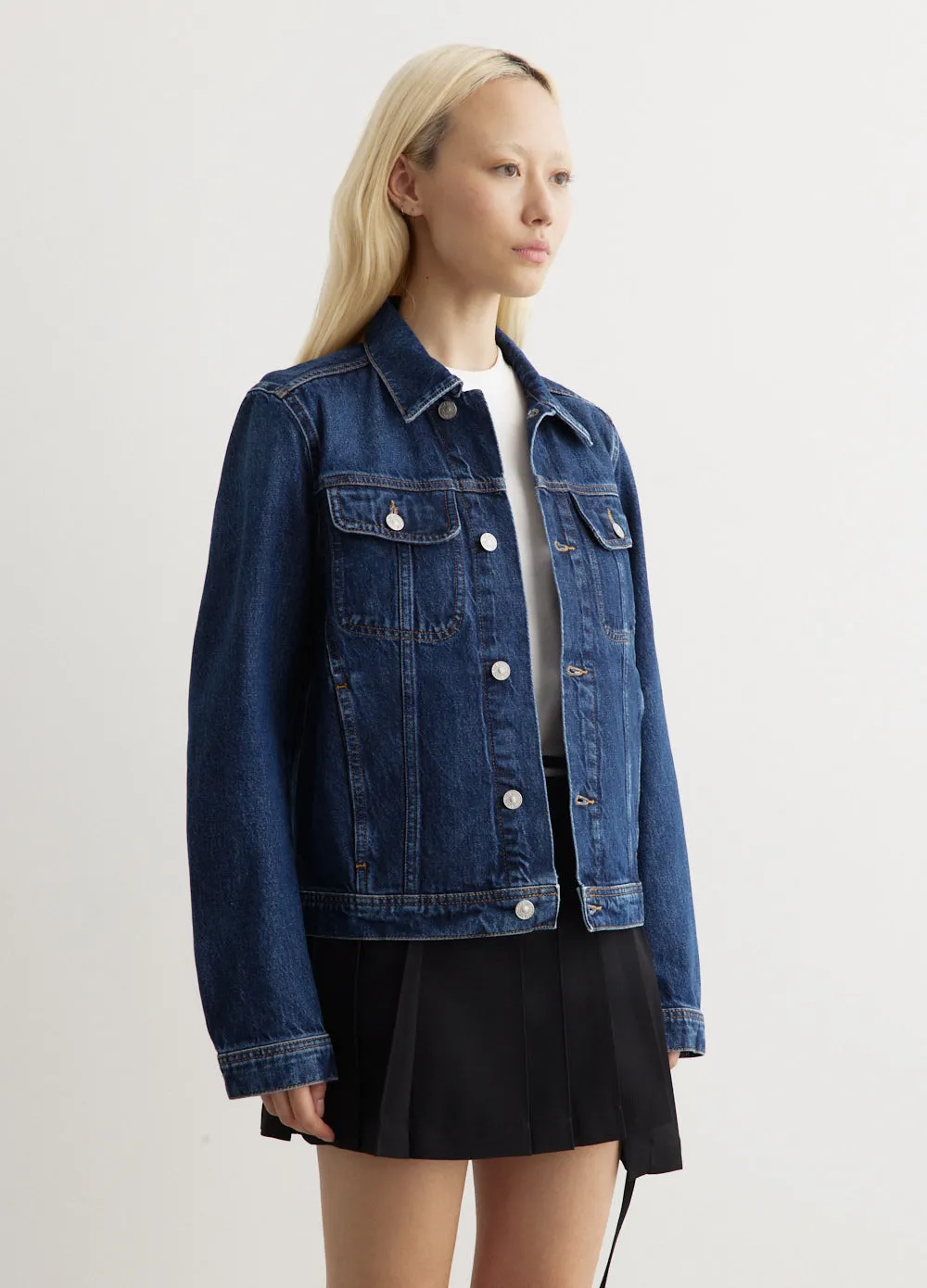 De-Bonny Giacca Fitted Denim Jacket
