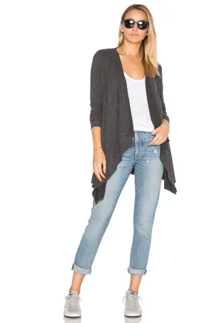 DRAPE FRONT CARDIGAN