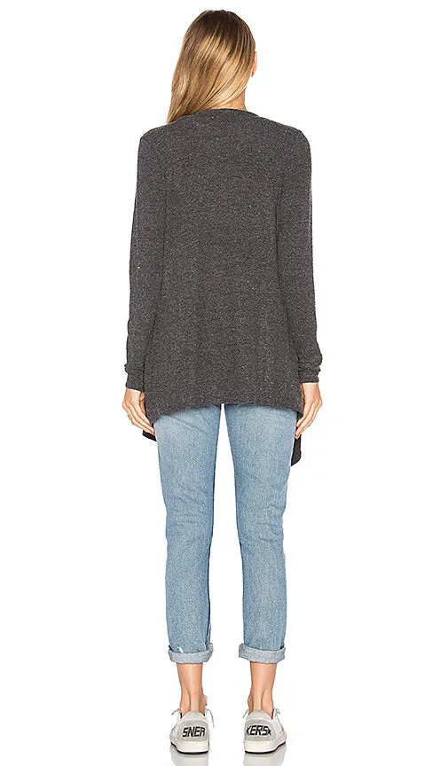 DRAPE FRONT CARDIGAN
