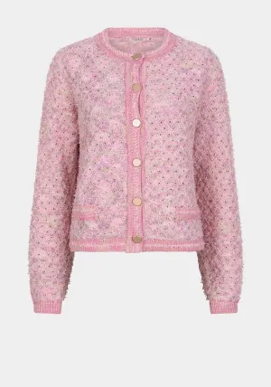 Esqualo Rose Cardigan Fancy Knit Cardigan