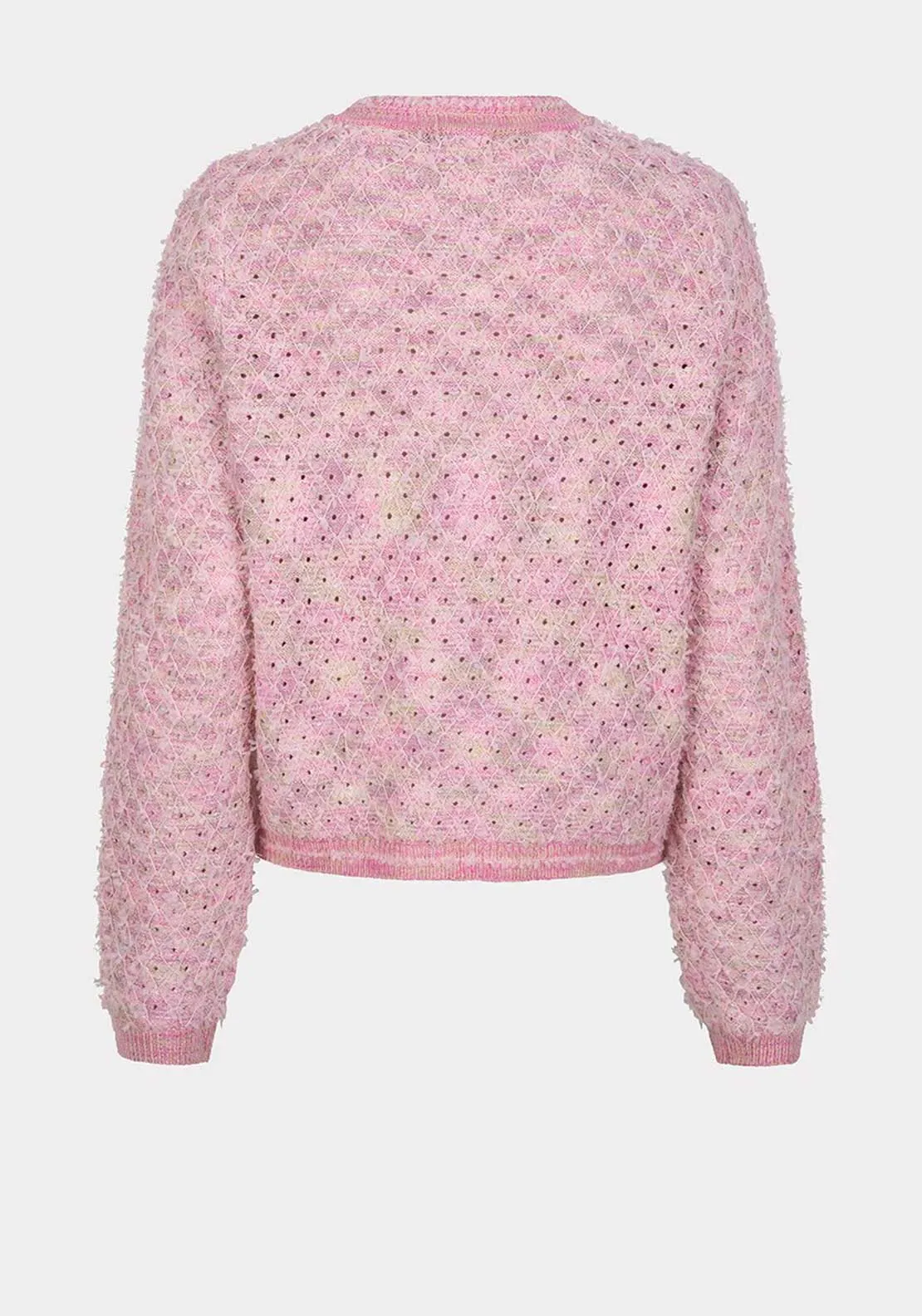 Esqualo Rose Cardigan Fancy Knit Cardigan