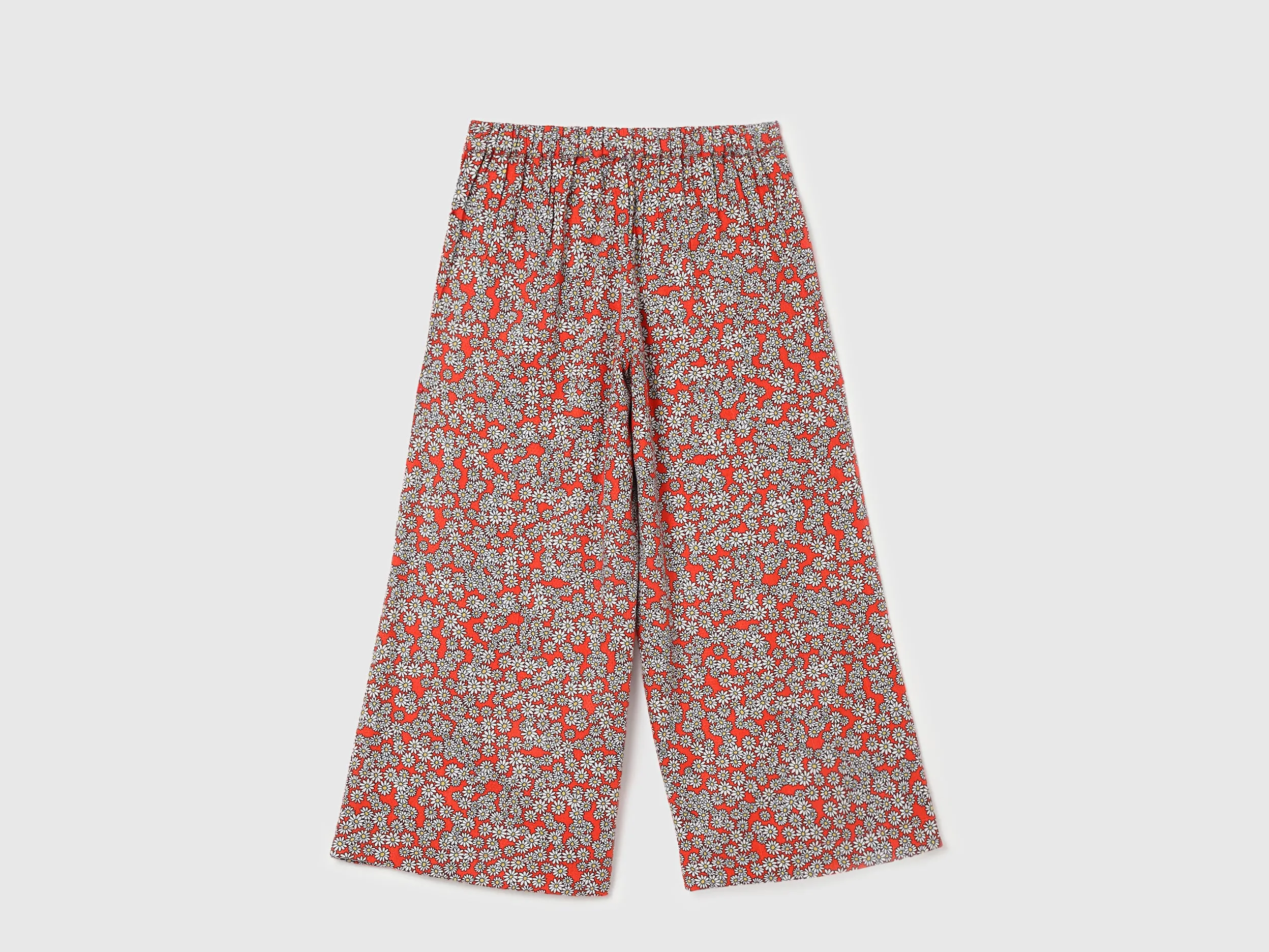 Floral Print Regular Fit Trousers