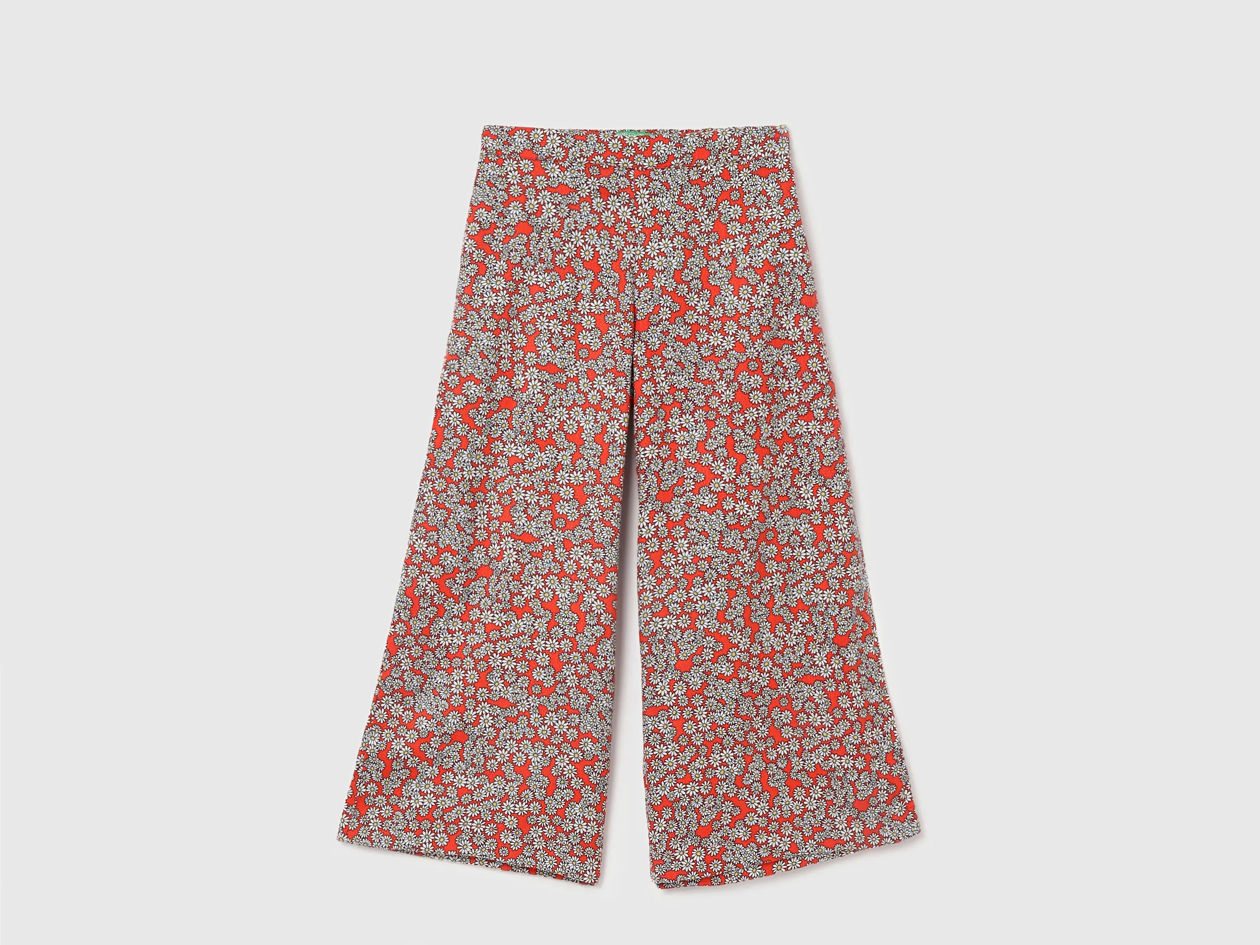 Floral Print Regular Fit Trousers