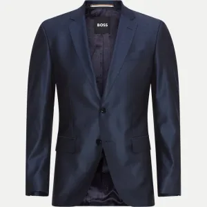 H-Huge Two Piece Slim Fit Dark Blue Suit 50514642