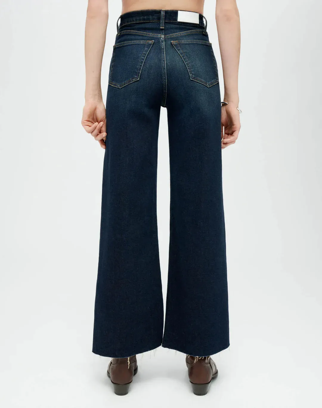Re/Done High Rise Wide Leg Crop - barely worn