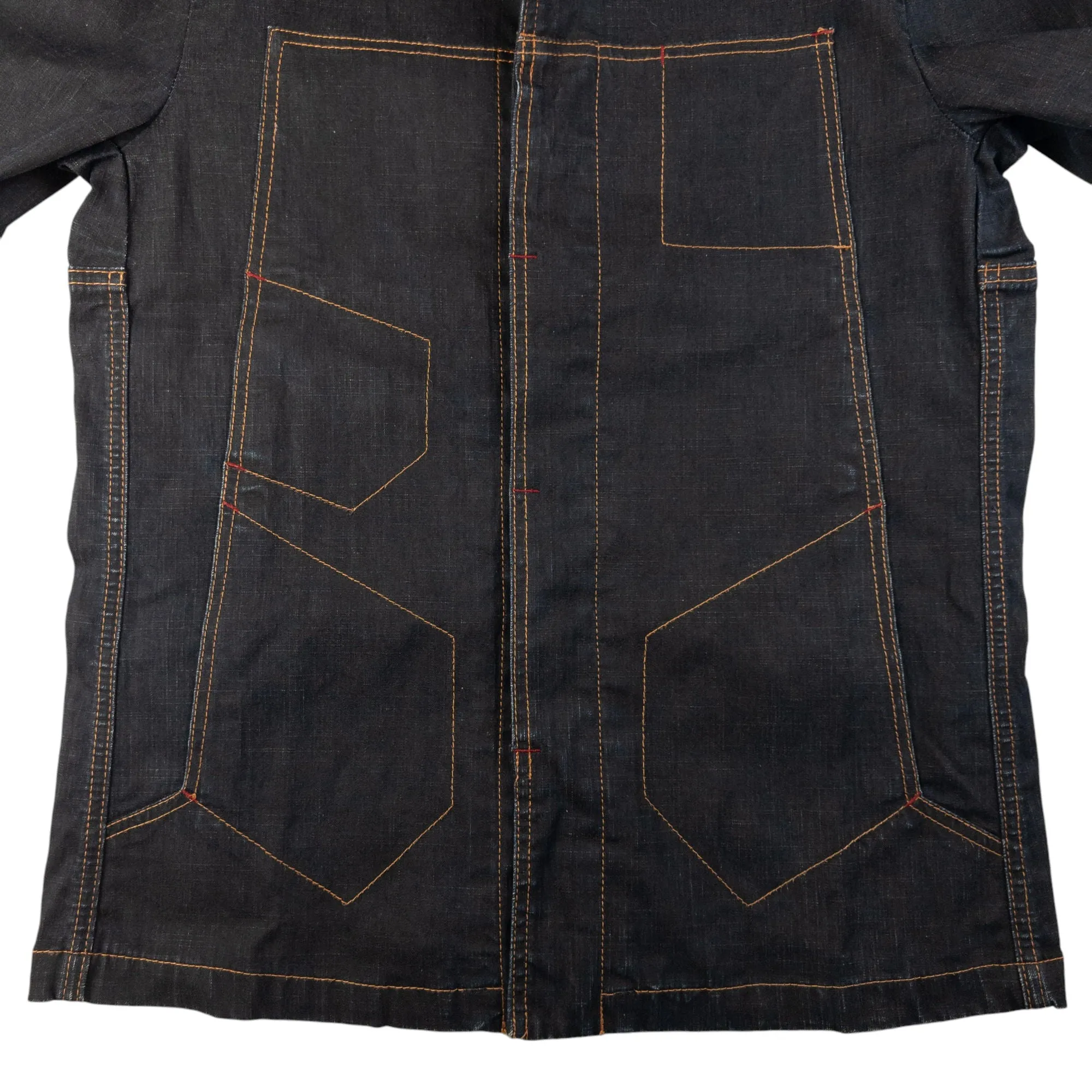 Vintage Marithe   Francois Girbaud Button Up Denim Jacket Size M