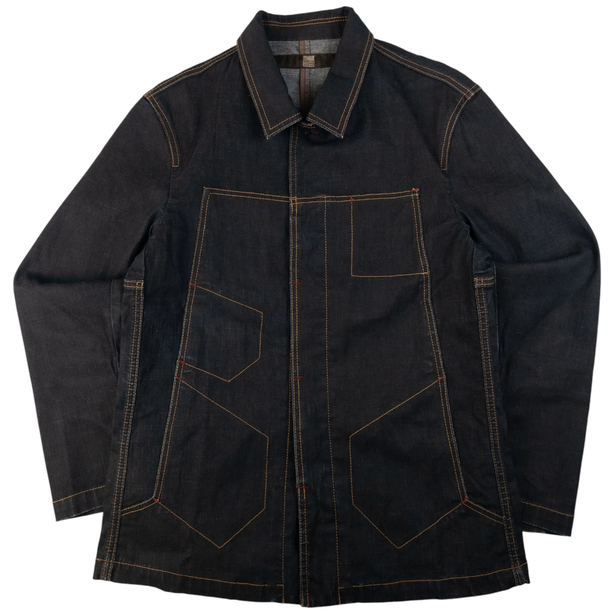Vintage Marithe   Francois Girbaud Button Up Denim Jacket Size M