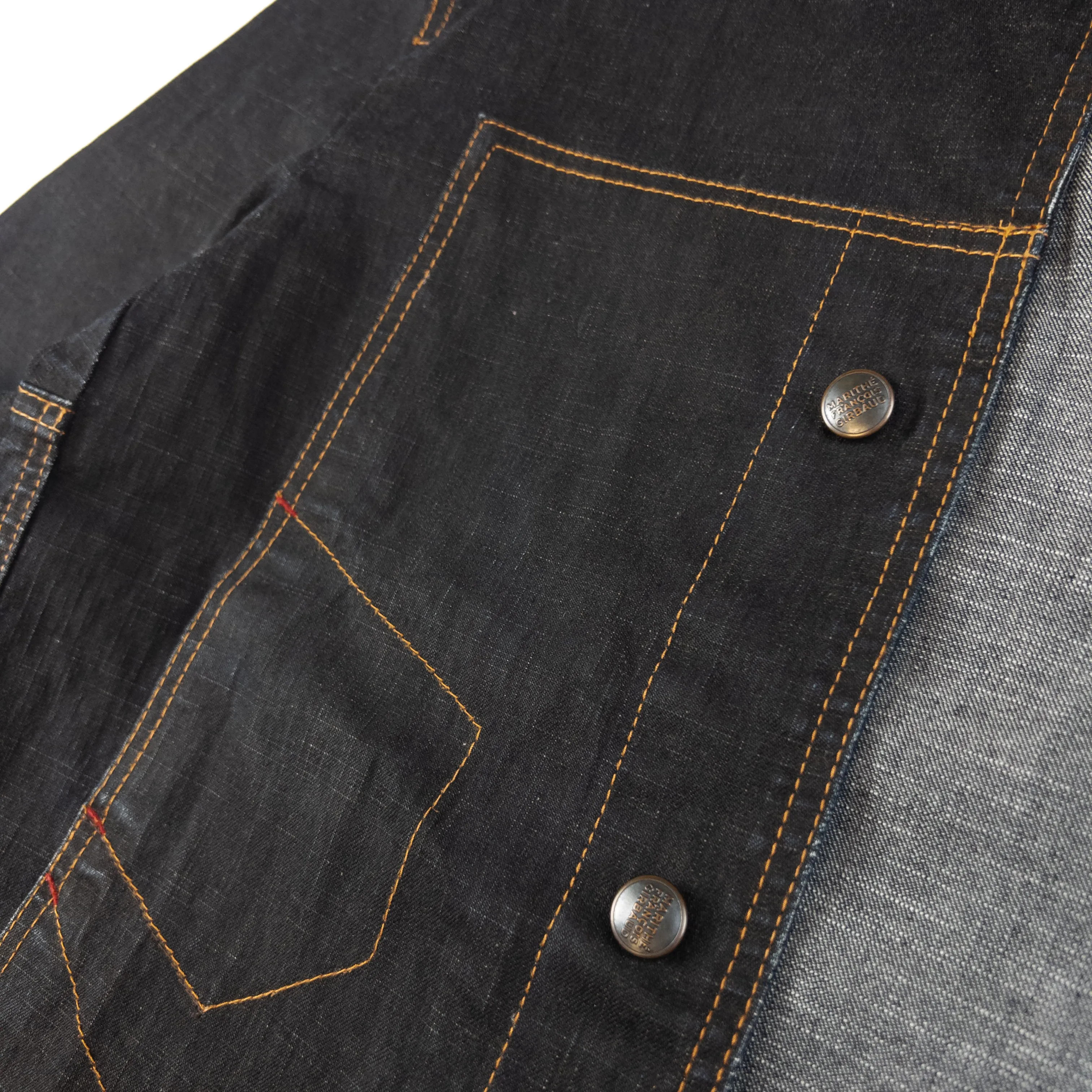 Vintage Marithe   Francois Girbaud Button Up Denim Jacket Size M