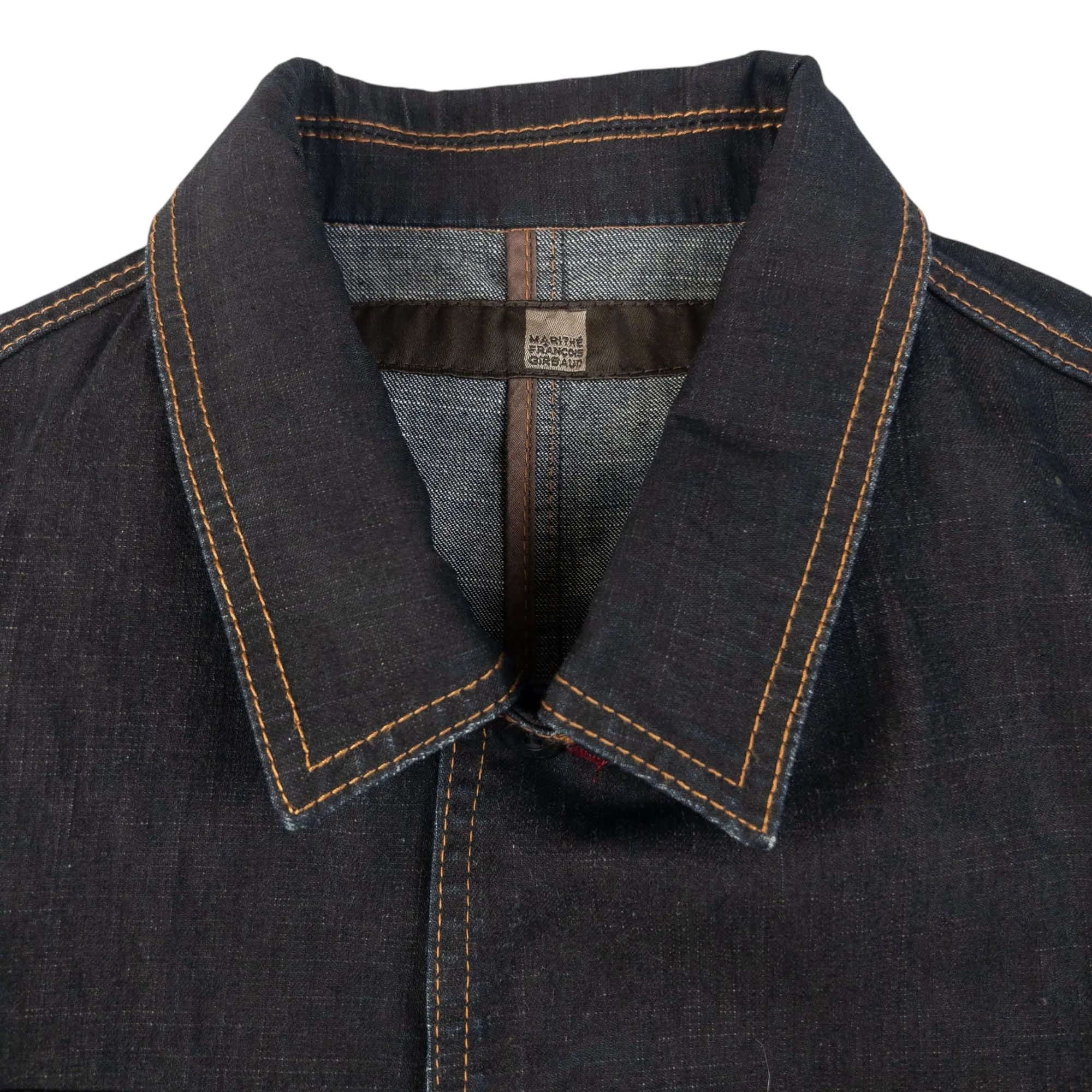 Vintage Marithe   Francois Girbaud Button Up Denim Jacket Size M