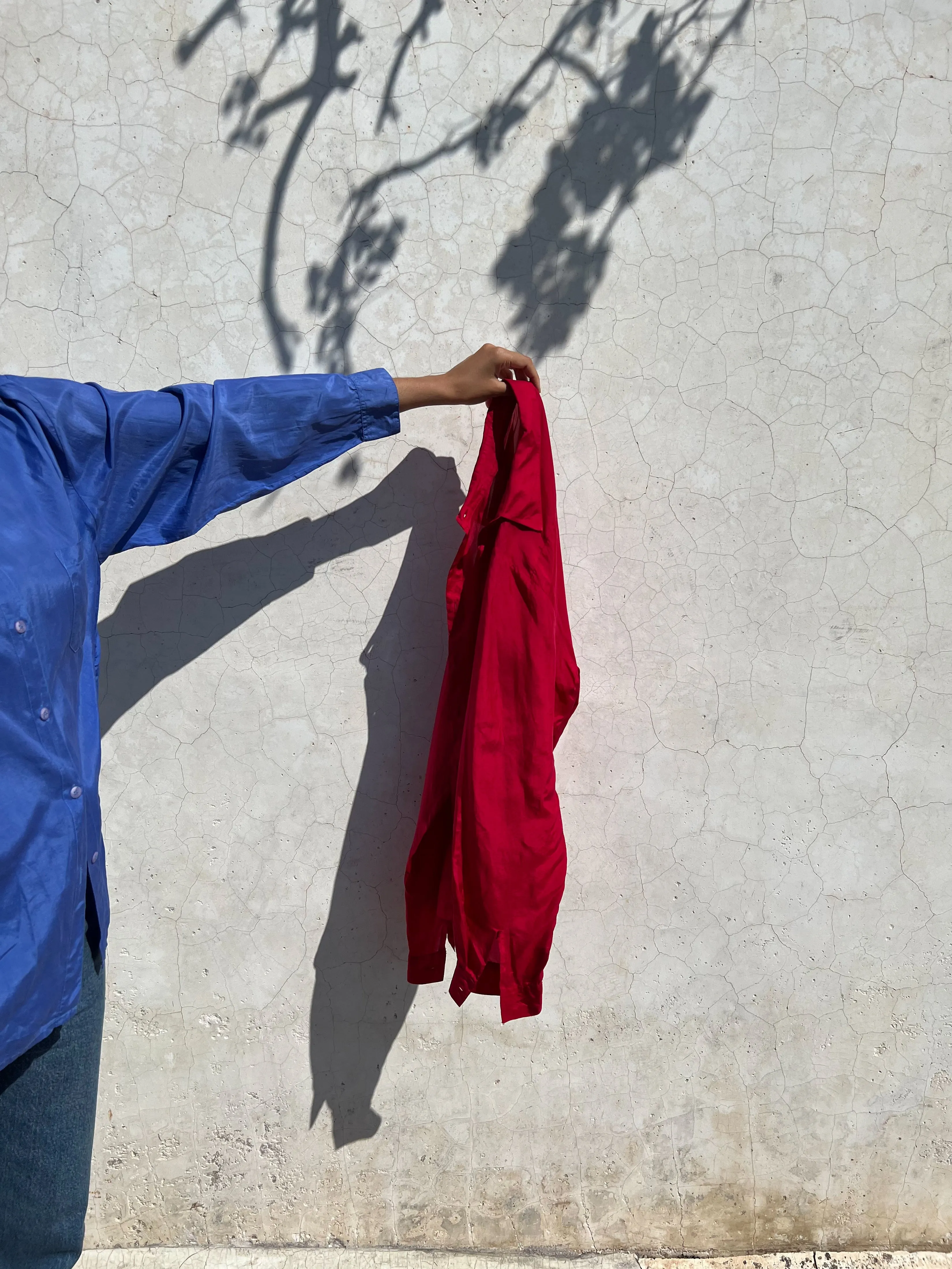 Vintage Relaxed Cufflink Shirt in Silk