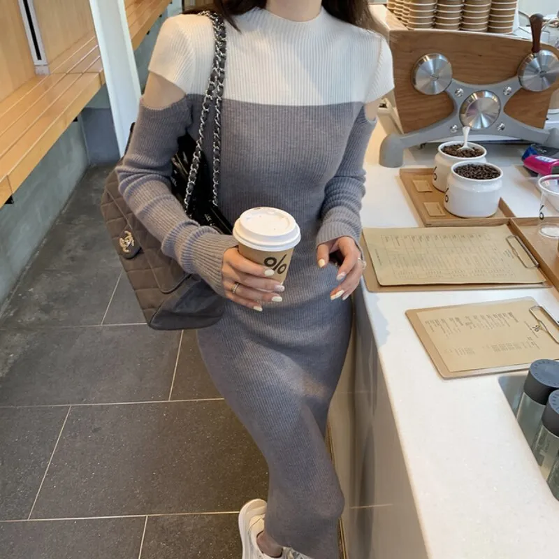 Vintage Sweater Graceful Knitted Dress