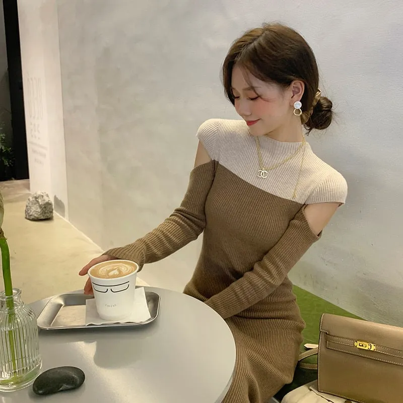 Vintage Sweater Graceful Knitted Dress