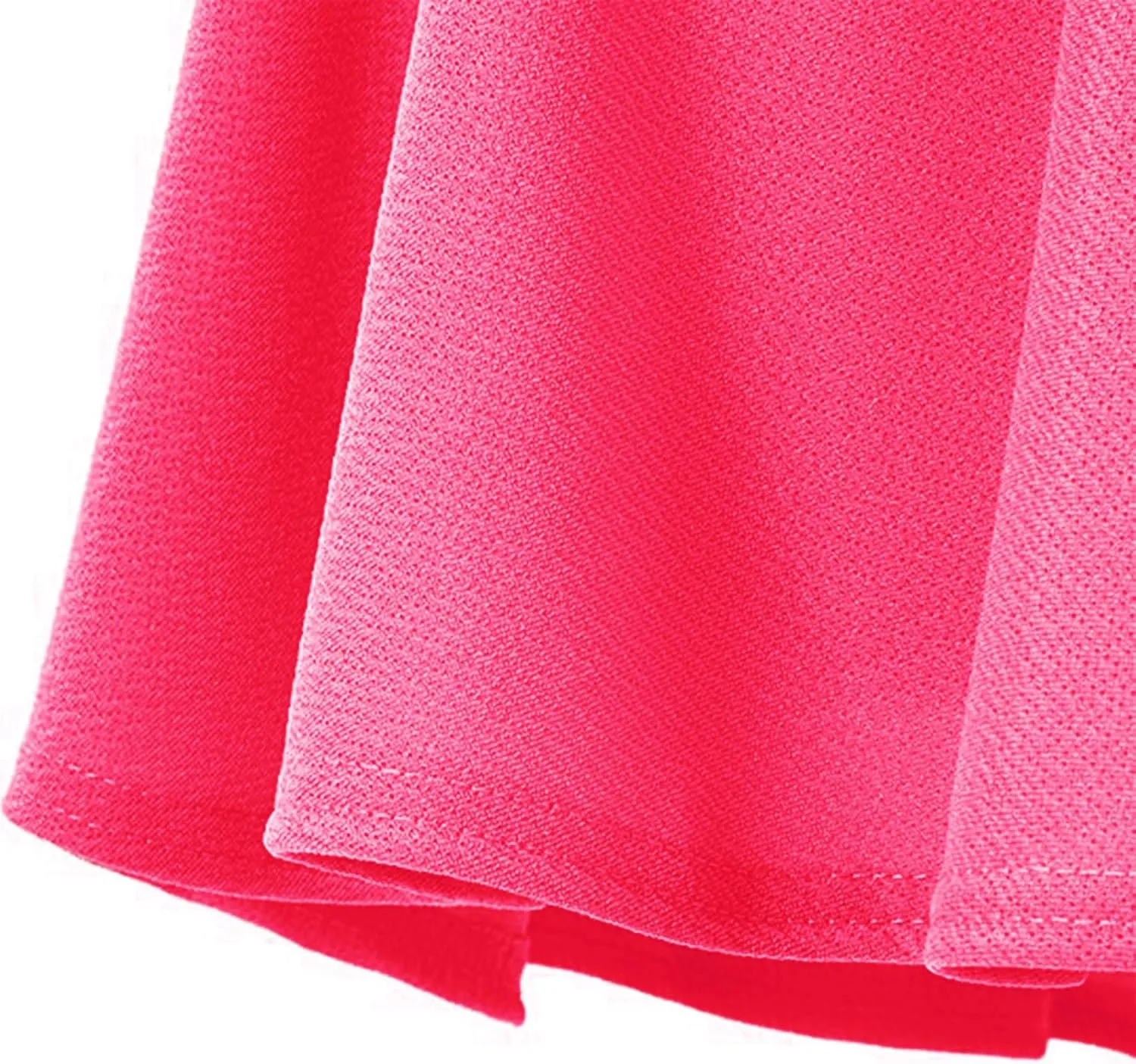XOWRTE Women's Flared Pleated Skater Skirt Basic Casual High Waisted Ruffles Flared Mini Lingerie Skirts with Shorts
